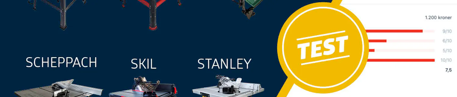 Test af bordrundsave Test af bordrundsave